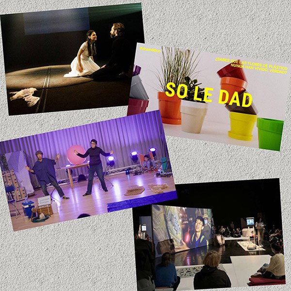 Collage actividades de la Bienal