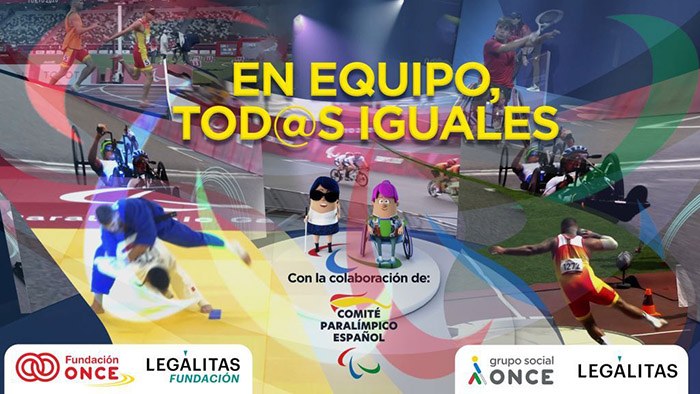Creatividad de la campaña 'En equipo, todos iguales'