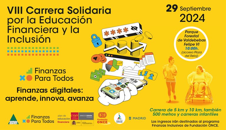 Cartel Carrera Virtual Solidaria
