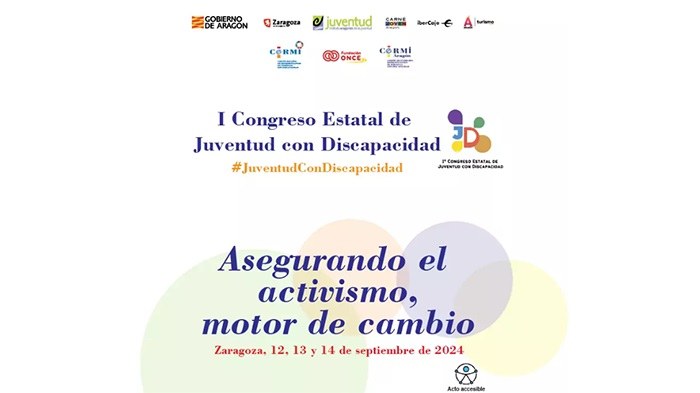 Cartel Congreso Juventud con Discapacidad