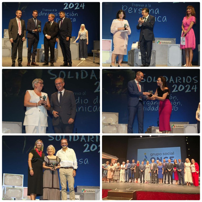 Collage Solidarios Extremadura