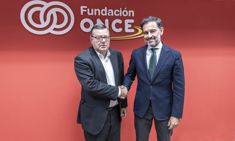 José Luis Martínez Donoso y Juan José Guajardo-Fajardo | Foto de Fundación ONCE