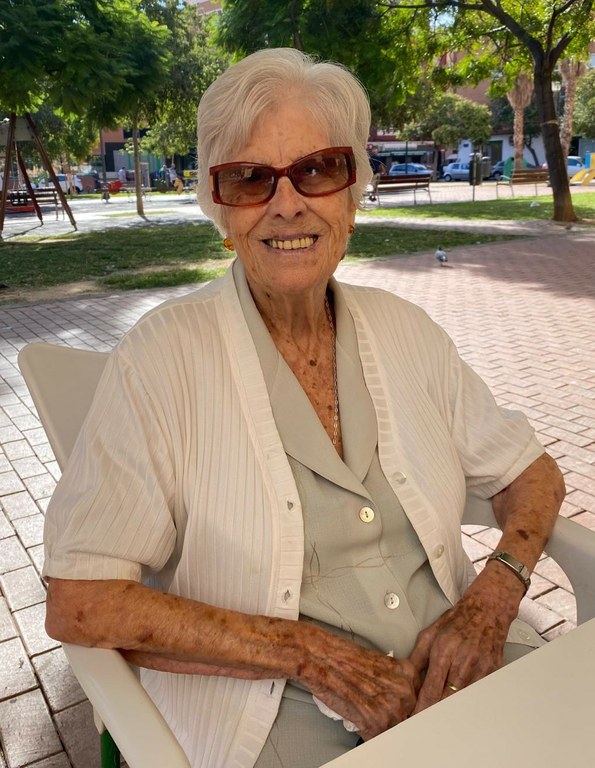 Rosario Somoza, afiliada a la ONCE de 102 años