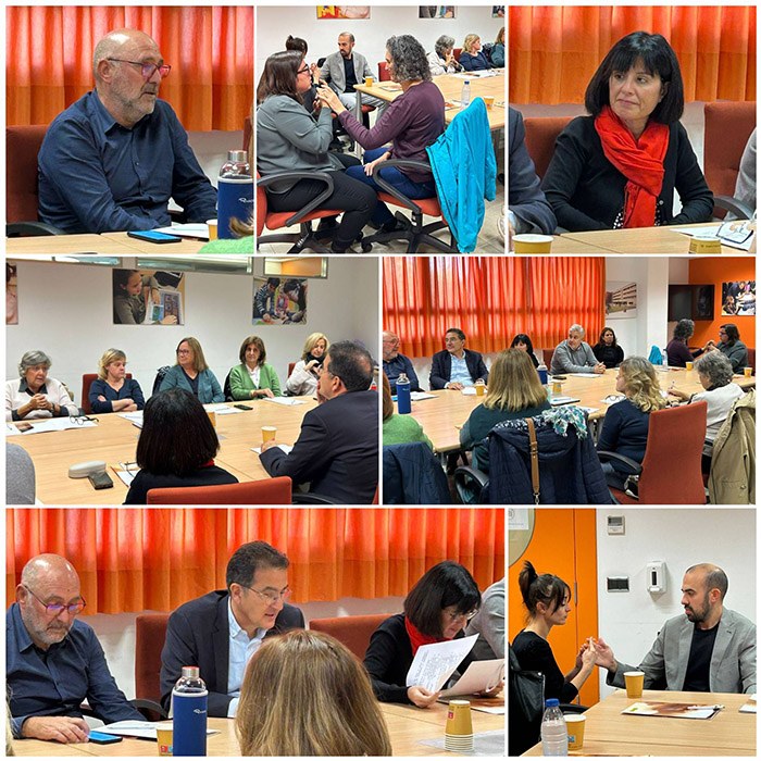Collage reunión Comisión Dactyls