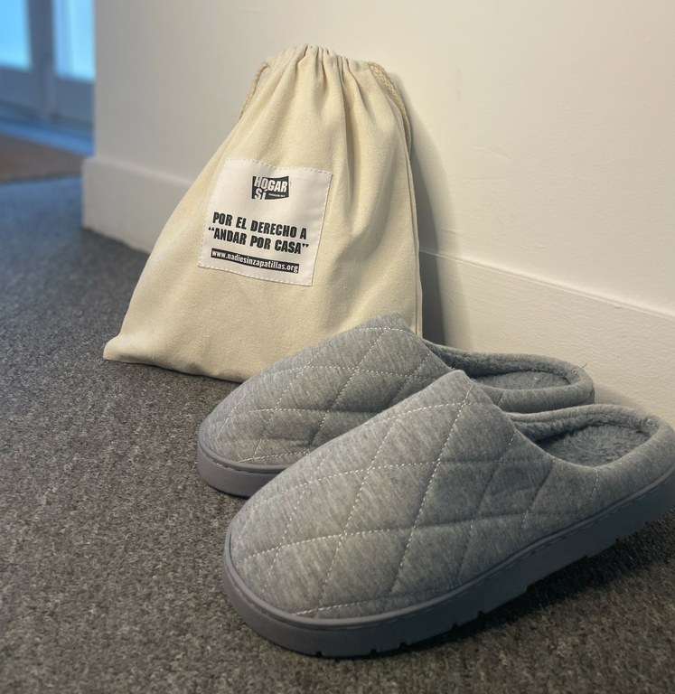 Zapatillas solidarias