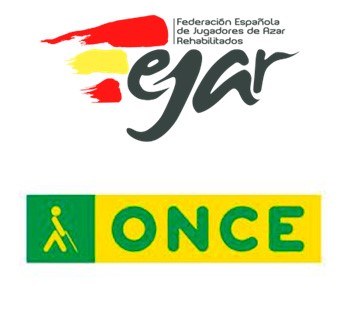 Logo de la ONCE y de Fejar