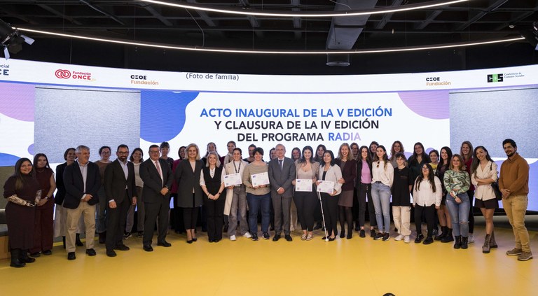Acto de inauguración del programa Radia
