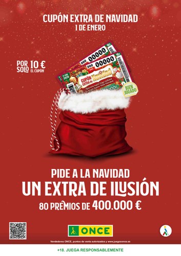 Cartel campaña del extra de Navidad