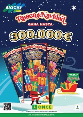 Cartel de Rasca de Navidad