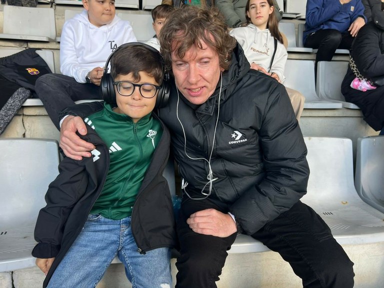 Álvaro Otero y Jesús Suárez en A Malata