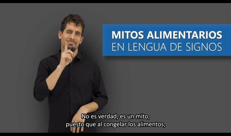 Fotograma de un tutorial de la Fundación CNSE