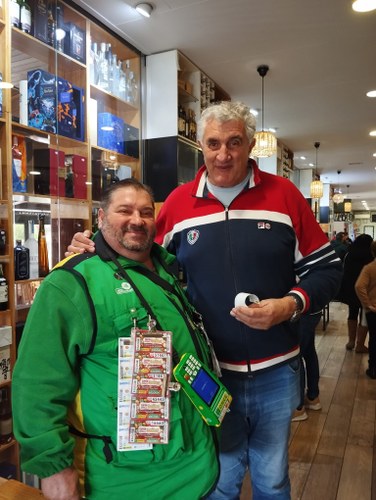 José Ramón Ramírez con Romay