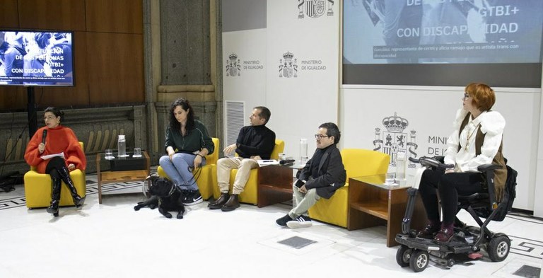 Momento de la presentación del estudio del CERMI