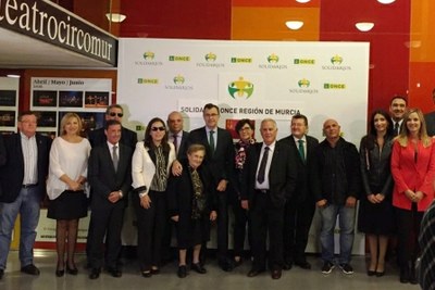 Foto de familia en la gala de Murcia