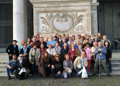 Grupo de peregrinos de CECO en Roma