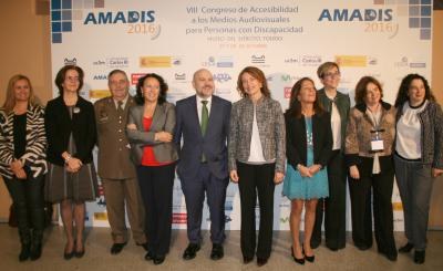 Participantes en el VIII Congreso AMADIS de Accesibilidad 