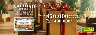 Cartel promocional del Sorteo de Navidad de la ONCE