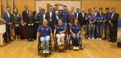 Homenajeados en la gala valenciana
