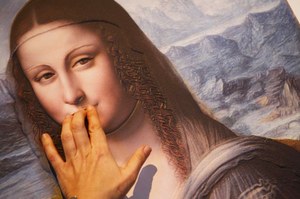 Replica en relieve de la Gioconda