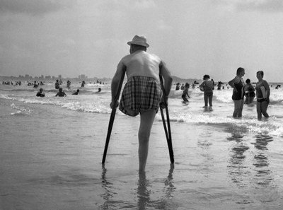 Fotografía de Ángel Rojo  titulada "Caminante sí hay camino" de la V Bienal de Arte Contemporáneo de Fundación ONCE