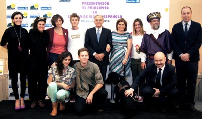 Participanres en la presentación de El Principito’, en lengua de signos española