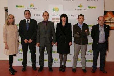 Foto de familia de los galardonados