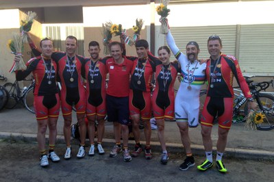 Equipo español de ciclismo participante en la Copa del Mundo 
