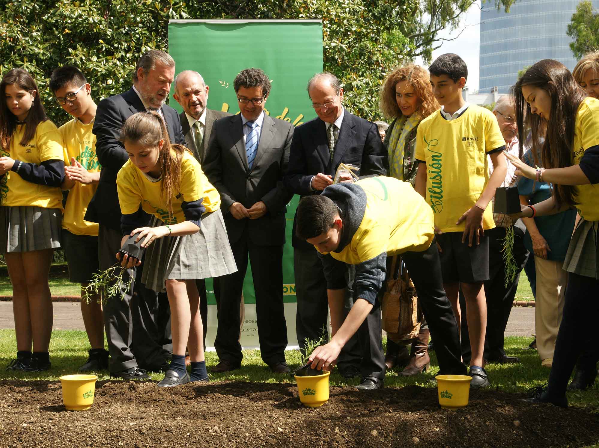 Plantada de la Ilusión en el Parque de Doña Casilda de Bilbao