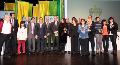 Premiados en Navarra sobre el escenario