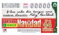 Imagen de una de las opciones de cupón del Extra de Navidad de la ONCE (modelo 3)