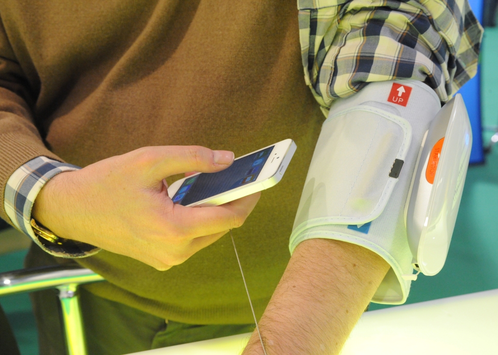 Tensiómetro con app para dispositivos móviles