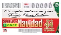 Imagen de una de las opciones de cupón del Extra de Navidad de la ONCE (modelo 1)