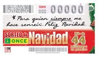 Imagen de una de las opciones de cupón del Extra de Navidad de la ONCE (modelo 2)
