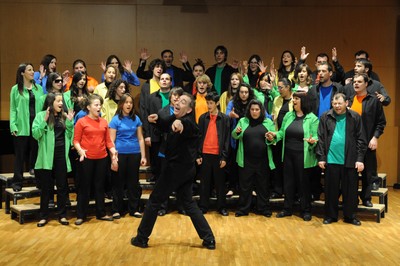 La Coral Allegro en el escenario
