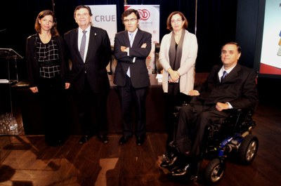 Los máximos responsables de Fundación ONCE y de la CRUE presentan la nueva normativa
