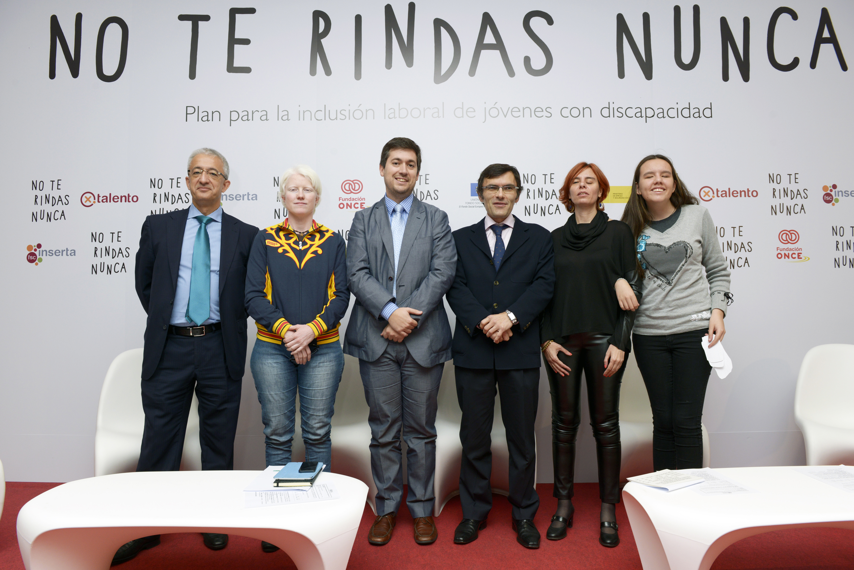 Presentación en Madrid de la nueva campaña No Te Rindas Nunca