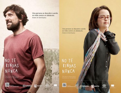 Imagen promocional de los premios y campaña del Plan "No Te Rindas Nunca"
