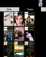Captura imagen página de teatro Agenda Accesible