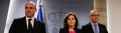 La vicepresidenta del Gobierno presenta las novedades fiscales junto a los ministros de Economía y de Hacienda
