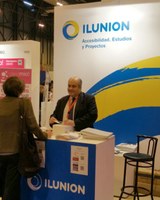 Estand de ILUNION en la feria internacional FITUR, celebrada en Madrid