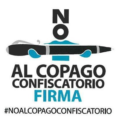 Imagen de la campaña del CERMI "No al copago confiscatorio"