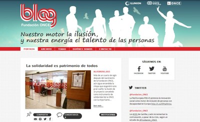 Imagen del blog de Fundación ONCE