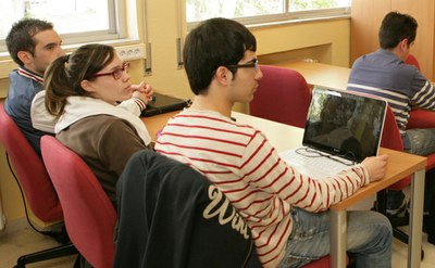 Estudiantes en clase