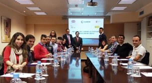 Deportistas asistentes a la jornada de formación