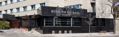 Fachada del hotel Confortel Pío XII de Madrid