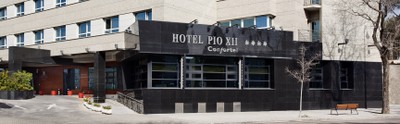 Fachada del hotel Confortel Pío XII de Madrid