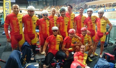 La selección paralímpica española de Ciclismo, al completo