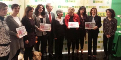 Mujeres homenajeadas en el acto celebrado en la DT de Illes Balears