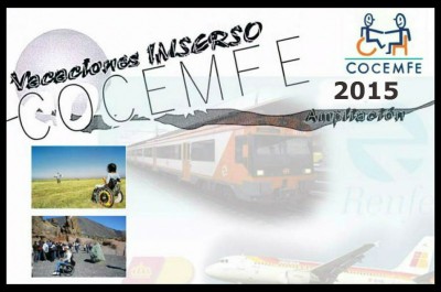 Cartel de la Vacaciones Sociales IMSERSO-COCEMFE