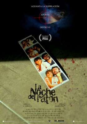 Cartel promocional de la película 'La noche del ratón'
